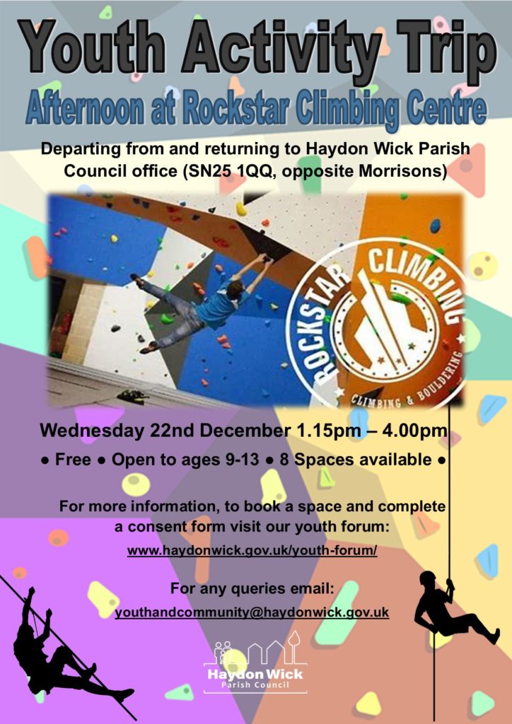 Poster of the wall climbing trip