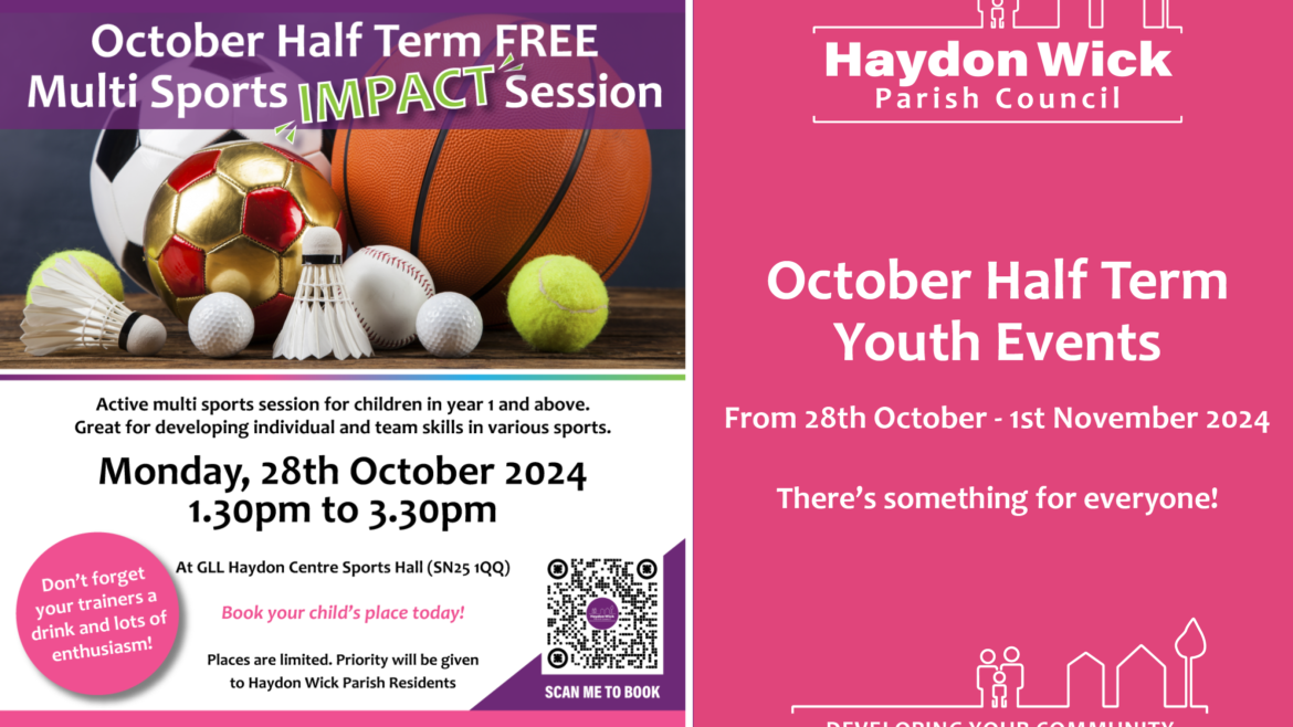 October Half Term Multi Sports Impact Session Monday 28th October